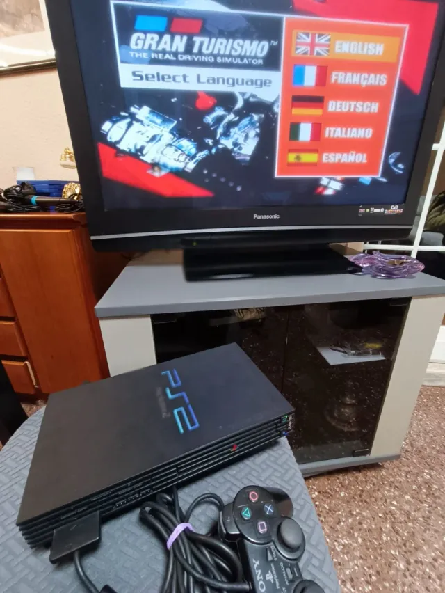 Consola PlayStation 2 Fat + Memorys y Juegos