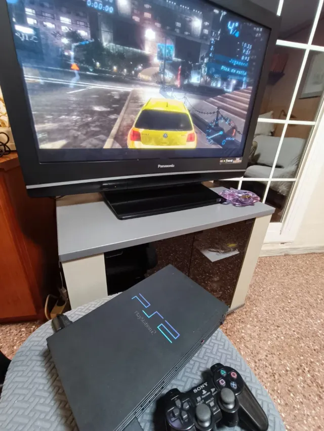 Consola PlayStation 2 Fat + Memorys y Juegos