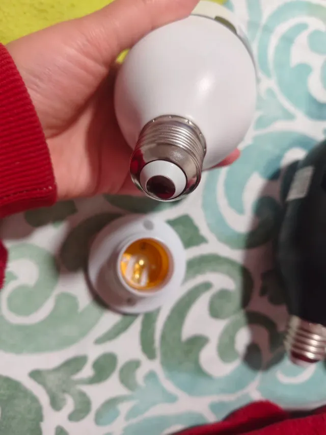 Pack 2 Cámaras Vigilancia Bombilla