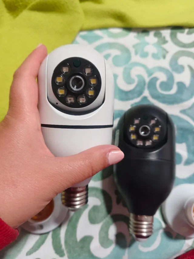 Pack 2 Cámaras Vigilancia Bombilla