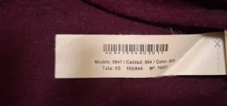 Camiseta Massimo Dutti Burdeos Talla XS