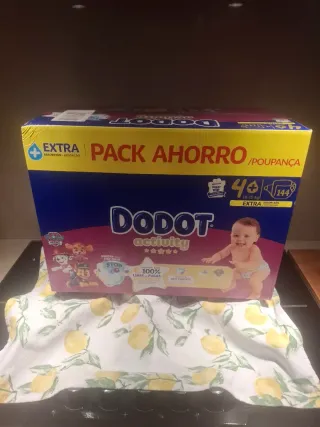 Fraldas Dodot Activity Tamanho 4+(144 unidades)