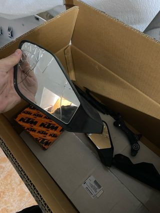 Intermitentes, Retrovisores y brazo KTM RC125 2016