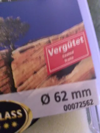 Filtro Hama 62mm Diámetro Circular