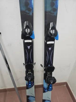 Sci Salomon con bastoncini