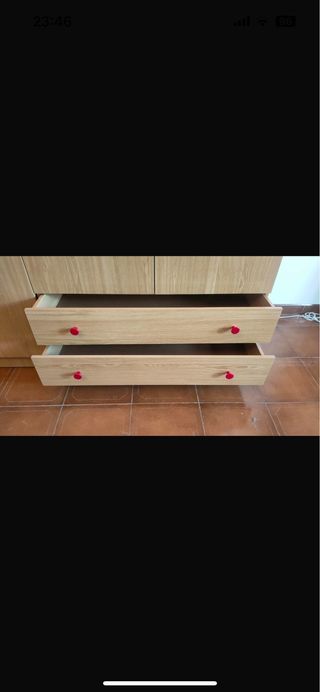 Armario 3 puertas madera