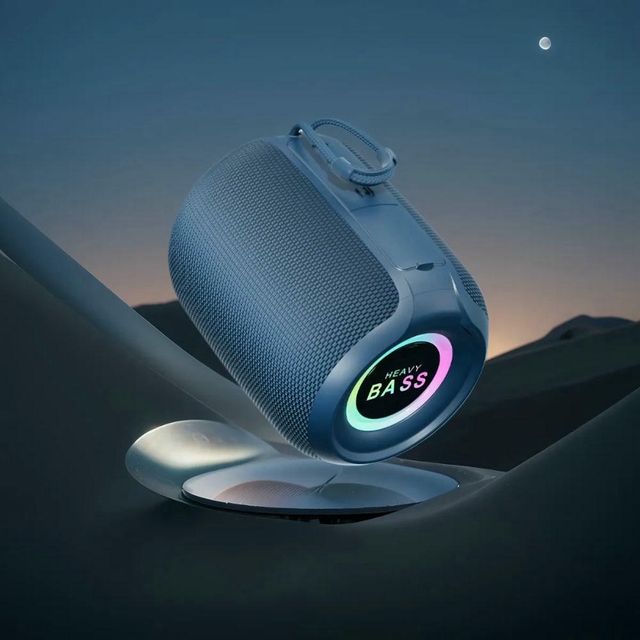 Altavoz Bluetooth BASS-03 compacto resistente