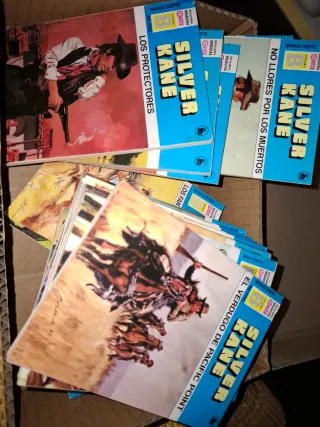 20 novelas vaqueros Silver kane editorial Bruguera