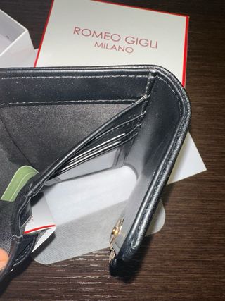Portafoglio Romeo Gigli Milano Nero Donna