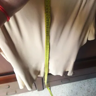 Chaqueta Zara Beige Manga Corta Talla M