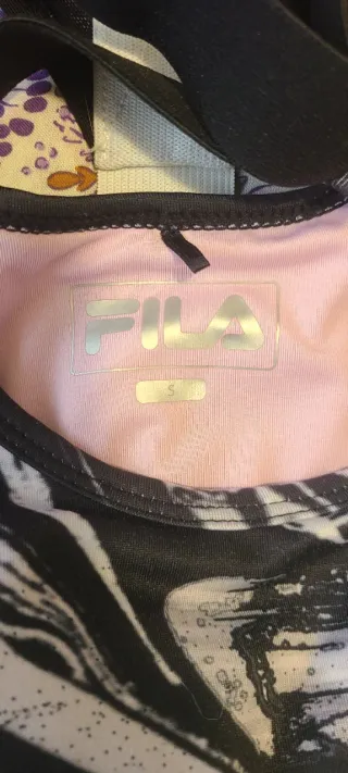 Camiseta deportiva Fila negra