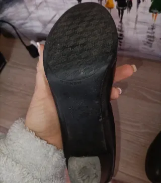 Zapatos Pitillos Talla 37 Negros