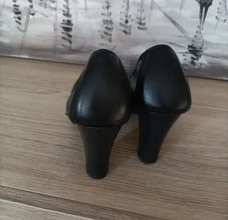 Zapatos Pitillos Talla 37 Negros