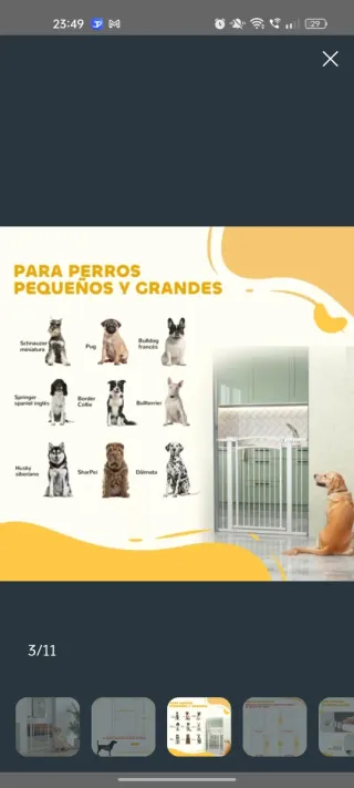 Puerta de seguridad para escaleras