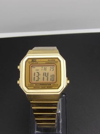 Orologio digitale ZCC vintage oro 38mm