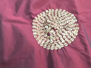 Set di 2 cuscini decorativi con design satinato NUOVI