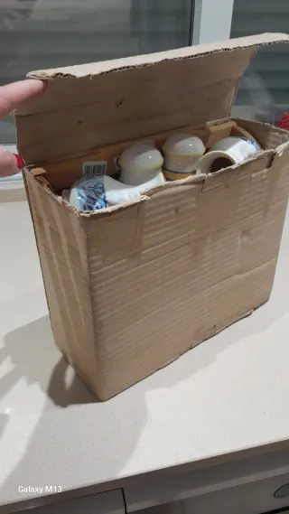 Juego de cocina cerámica y madera