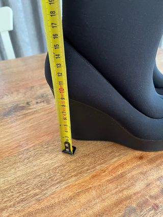 Botines negros con plataforma