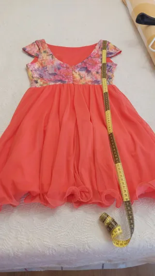 Vestido fiesta chica estampado floral