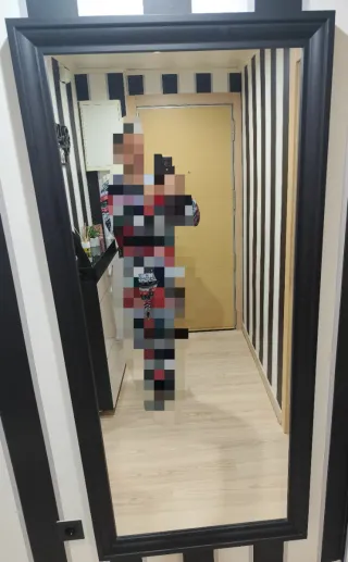 Espejo Ikea Marco Negro