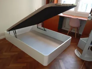 Canapé abatible madera y tela