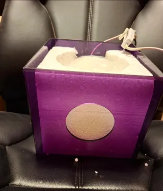 Lámpara De+Light Morada Diseño Mark Hygge