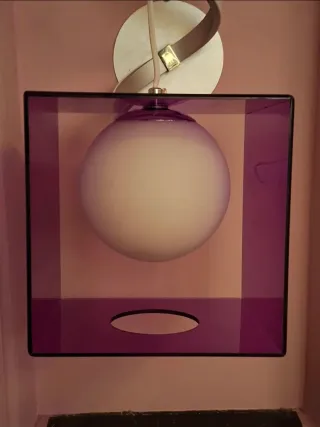 Lámpara De+Light Morada Diseño Mark Hygge