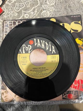 Vinilo 45 RPM Pedro Ruy-Blas Adios