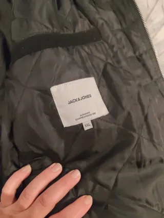 Abrigo Jack Jones Negro Hombre