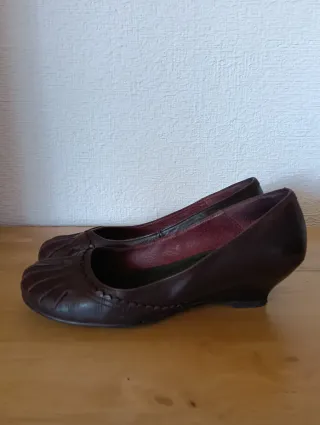 Zapatos vintage Chio piel mujer marrones T39