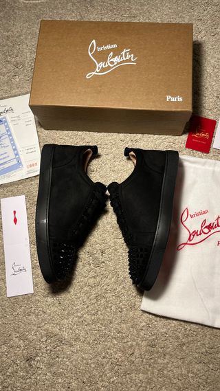 Christian Louboutin Sneakers Nere Borchie