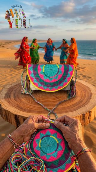 Sobres (bolso de mano) Wayuu artesanales
