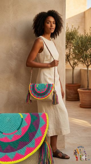 Sobres (bolso de mano) Wayuu artesanales
