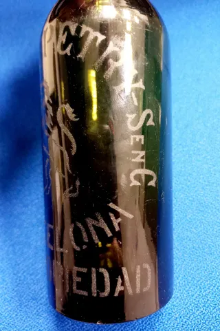 Antigua Botella Cerveza Petry Barcelona Moritz