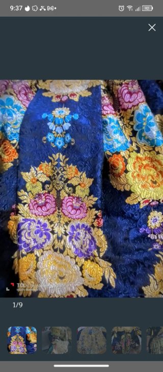 Rayón tela estrecha . Vestido comple