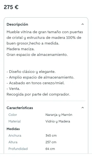 Mueble Librero Estantería Madera