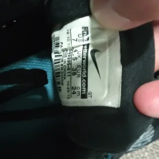 Playeros Nike 38 Nero/Turchese