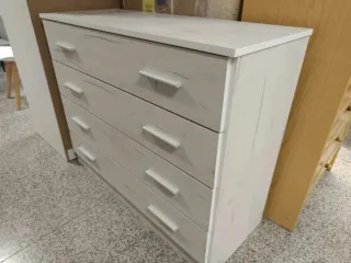 Comò in legno e metallo