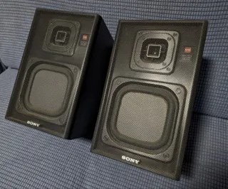Altavoces Sony APM-2000 Negros 6 Ohmios Años 80