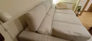 Elegante sofá chaise longue Ikea 267 cm