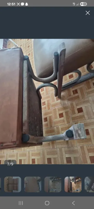 Butacas Sky Vintage Marrón Piel