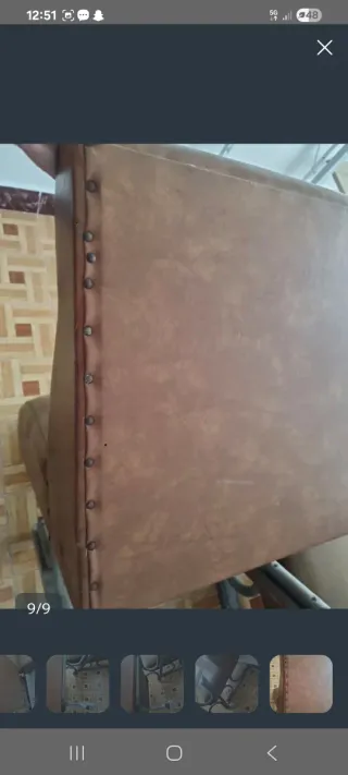 Butacas Sky Vintage Marrón Piel