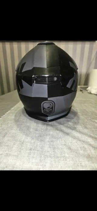 Casco Integral RAVEN Negro y Gris