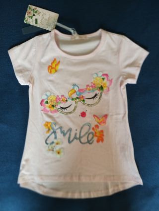 T-shirt bambina 6 anni nuova con etichetta