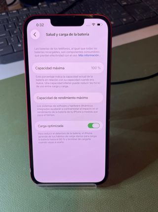 iPhone 13 128GB Rojo - Batería 100%