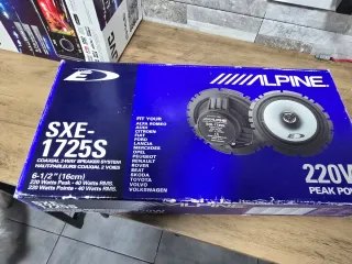 Radio Coche JVC KD-AVX2 y Altavoces Alpine SXE-172