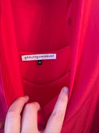 Blusa Adolfo Dominguez Rosa fucsia