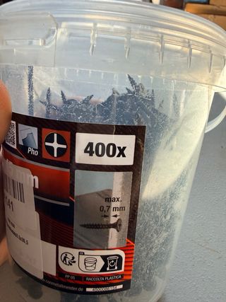400 tornillos para yeso Connex