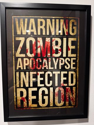 Cuadro Decorativo Zombie Apocalypse