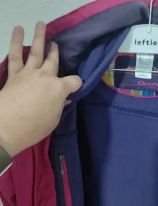 Cazadora Quechua rosa talla S